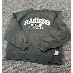 VTG Reebok NFL Gridiron Classic Raiders Mens Large Sweatshirt
